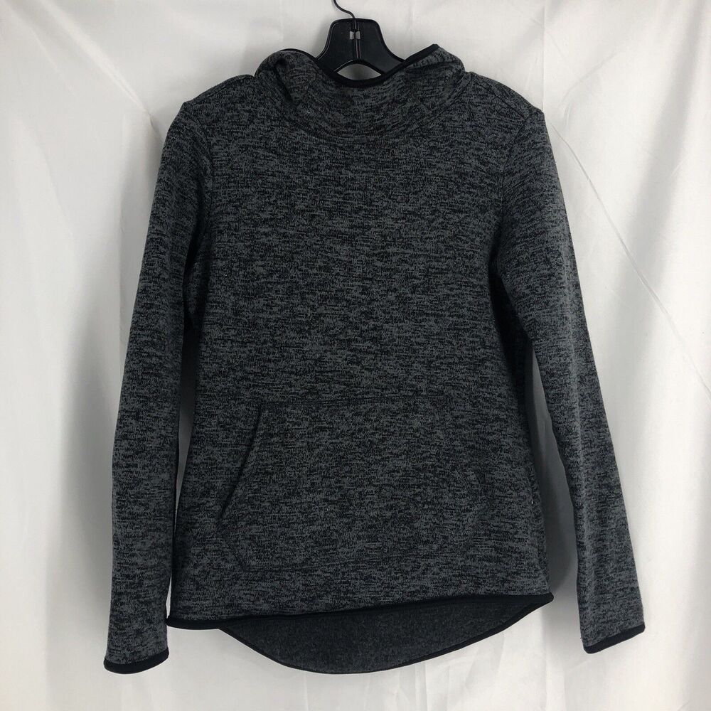 Dark Heather Gray Pullover Hoodie Size Small
